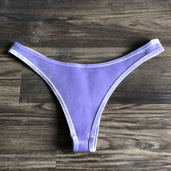 Hoaka Swimwear Lilac Velvet Hip Bikini Bottom Cheeky X Large Neoprene - Picture 6 of 13